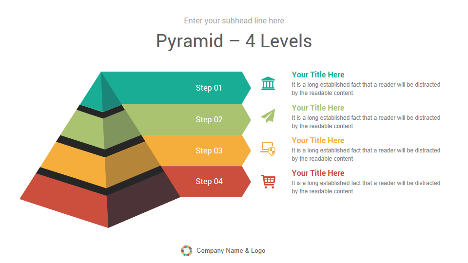 Pyramid Infographics Google Slides Template Diagrams By Ciloart Graphicriver